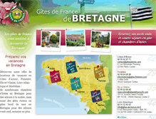 Tablet Screenshot of gites-de-france-bretagne.com